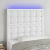 Image de vidaXL Tête de lit à LED 3122497 - Blanc