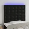 Image de vidaXL Tête de lit à LED - Noir