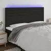 Image de vidaXL Tête de lit à LED - Noir