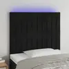 Image de vidaXL Tête de lit à LED - Noir
