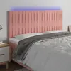 Image de vidaXL Tête de lit à LED - Rose