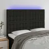 Image de Vidaxl Tête de lit à LED - Noir