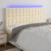 Image de Vidaxl Tête de lit à LED - Crème