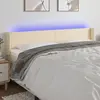Image de vidaXL Tête de lit à LED - Crème