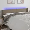 Image de vidaXL Tête de lit à LED - Taupe
