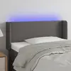 Image de vidaXL Tête de lit à LED 103x16x78/88 cm Gris
