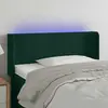 Image de vidaXL Tête de lit à LED - Vert foncé