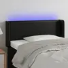 Image de vidaXL Tête de lit à LED - Noir