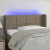 Image de vidaXL Tête de lit à LED - Taupe