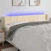 Image de vidaXL Tête de lit à LED - Crème