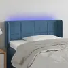 Image de vidaXL Tête de lit à LED - Bleu foncé