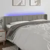 Image de vidaXL Tête de lit à LED 183x16x78/88 cm