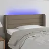 Image de Vidaxl Tête de lit à LED - Taupe