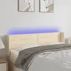 Image de vidaXL Tête de lit à LED - Crème
