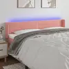 Image de vidaXL Tête de lit à LED Rose - 183x16x78/88 cm