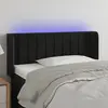 Image de vidaXL Tête de lit à LED - Noir