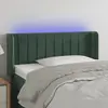 Image de vidaXL 3123519 - Tête de lit à LED Vert foncé