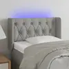Image de VidaXL Tête de lit à LED - Gris clair 83 cm