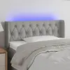 Image de VIDAXL Tête de lit à LED - Gris Clair