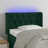 Image de vidaXL Tête de lit LED 83 cm - Vert foncé