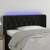 Image de vidaXL Tête de lit à LED - Noir