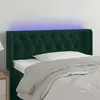 Image de vidaXL Tête de lit à LED - Vert foncé 103 cm