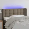 Image de Vidaxl Tête de lit à LED - Taupe
