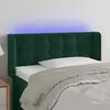 Image de vidaXL Tête de lit Vert foncé - 83x16x78/88 cm