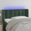 Image de vidaXL Tête de Lit à LED - Vert Foncé