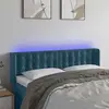 Image de vidaXL Tête de lit LED - Bleu foncé