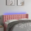 Image de vidaXL Tête de lit à LED - Rose