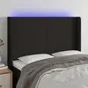 Image de vidaXL Tête de lit à LED - Noir