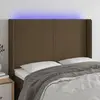 Image de VIDAXL 3123769 - Tête de lit à LED Tissu - Marron foncé