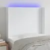 Image de vidaXL Tête de lit à LED Blanc