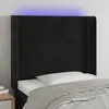 Image de vidaXL Tête de lit avec LED - Noir