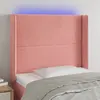 Image de vidaXL Tête de lit à LED - Rose