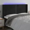 Image de vidaXL Tête de lit à LED - Noir