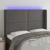 Image de Vidaxl Tête de lit à LED - Gris
