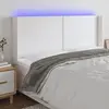 Image de vidaXL Tête de lit à LED - Blanc 203 cm