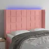 Image de vidaXL Tête de lit à LED - Rose