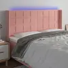Image de vidaXL Tête de lit à LED Rose
