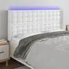 Image de Vidaxl Tête de lit à LED - Blanc