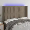Image de Tête de lit vidaXL - Taupe