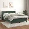 Image de VIDAXL Sommier à lattes et matelas 140x200 cm - Vert foncé