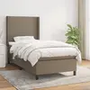Image de vidaXL Sommier à lattes avec matelas 100x200 cm - Taupe