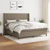 Image de vidaXL Sommier et matelas taupe