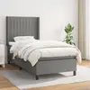 Image de VIDAXL Sommier à lattes et matelas 100x200 - Gris foncé