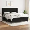 Image de VIDAXL Sommier à lattes et matelas 180x200 - Noir