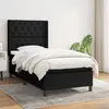 Image de vidaXL Sommier à lattes avec matelas 80x200 cm - Noir
