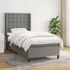 Image de VIDAXL Sommier avec matelas - Gris foncé 80x200 cm